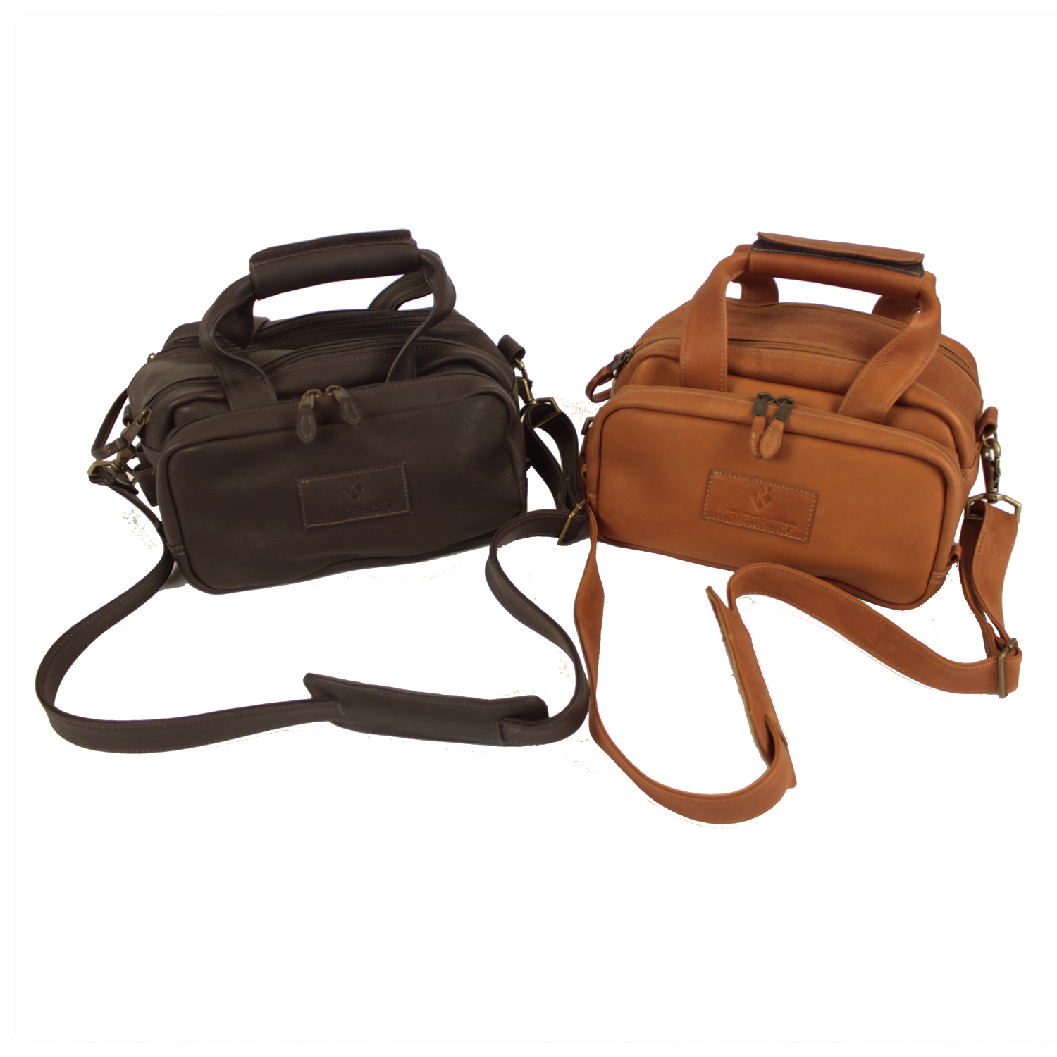 Leather 6 Box Carrier by Wild Hare, Two Colors | Krieghoff