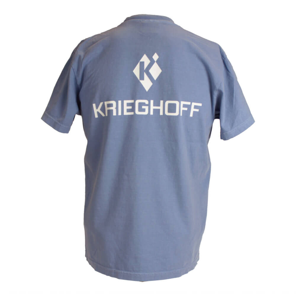 Krieghoff “Comfort Colors” T-Shirt, Denim Blue